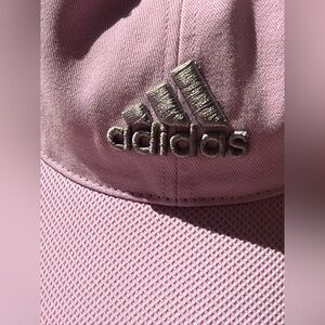 Adidas Light Pink Baseball Cap with Silver Logo